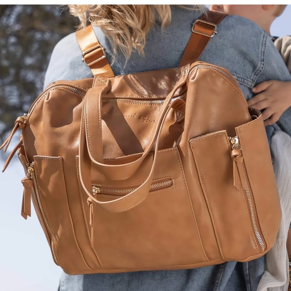 Hannah & Henry bag - Chelsea convertible tan